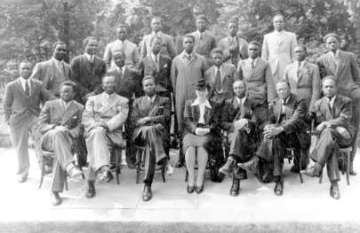 Delegates at the Pan African Congress (Manchester, UK) in 1945. Image source: http://www.gmlives.org.uk/.